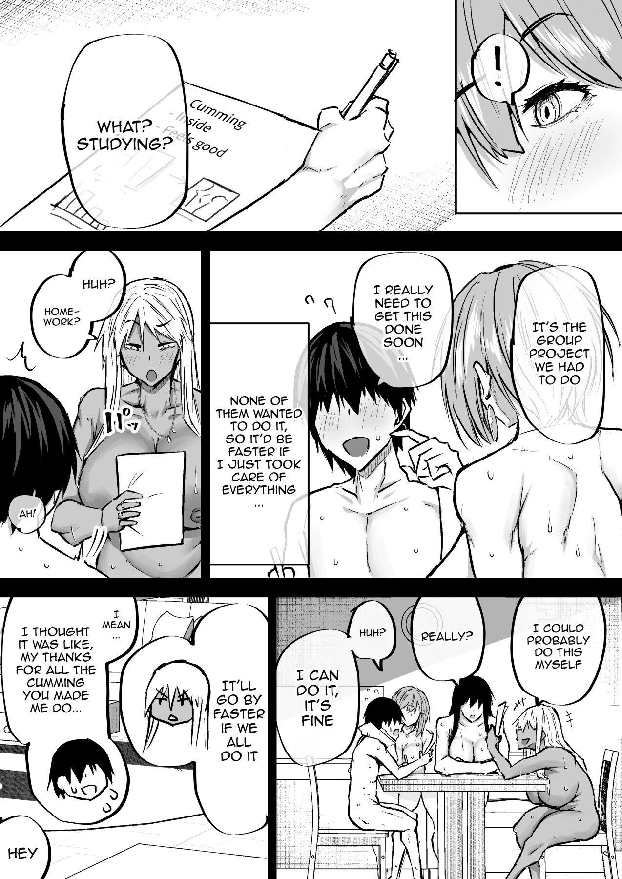 Hentai Manga Comic-The Huge Tittied Gals That Suck Everything Out Of Me-Read-166